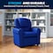 Flash Furniture Kids Recliner, 21-1/2" to 36-1/2" x 27", Upholstery Color: Blue, Weight Capacity: 90 lb. DG-ULT-KID-BLUE-GG - alternate 4